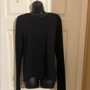Fabletics Classic Black Long Sleeve Tee